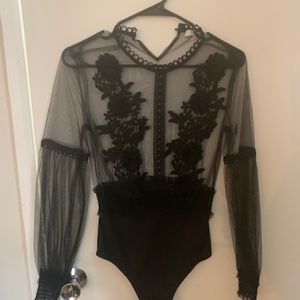 Nasty Gal Mesh Body Suit